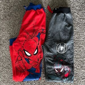 Spiderman Kids Sweatpants Joggers - Red, Blue & Gray